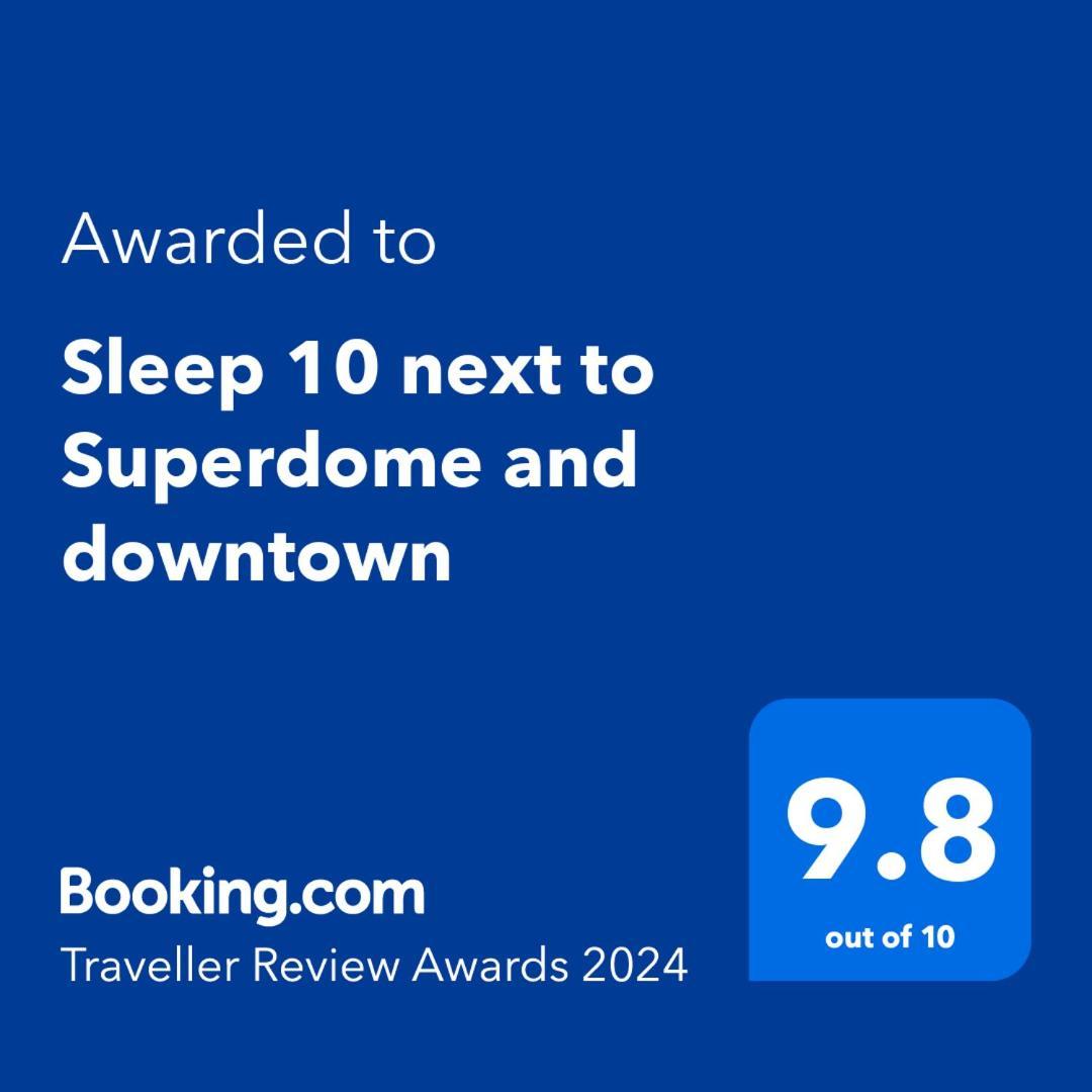 Sleep 10 Next To Superdome And Downtown Villa นิวออร์ลีนส์ ภายนอก รูปภาพ